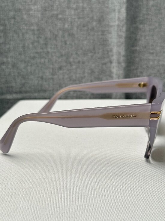 NEW Bvlgari B.zero1 BV40013I Sunglasses Lilac Ombre Brown